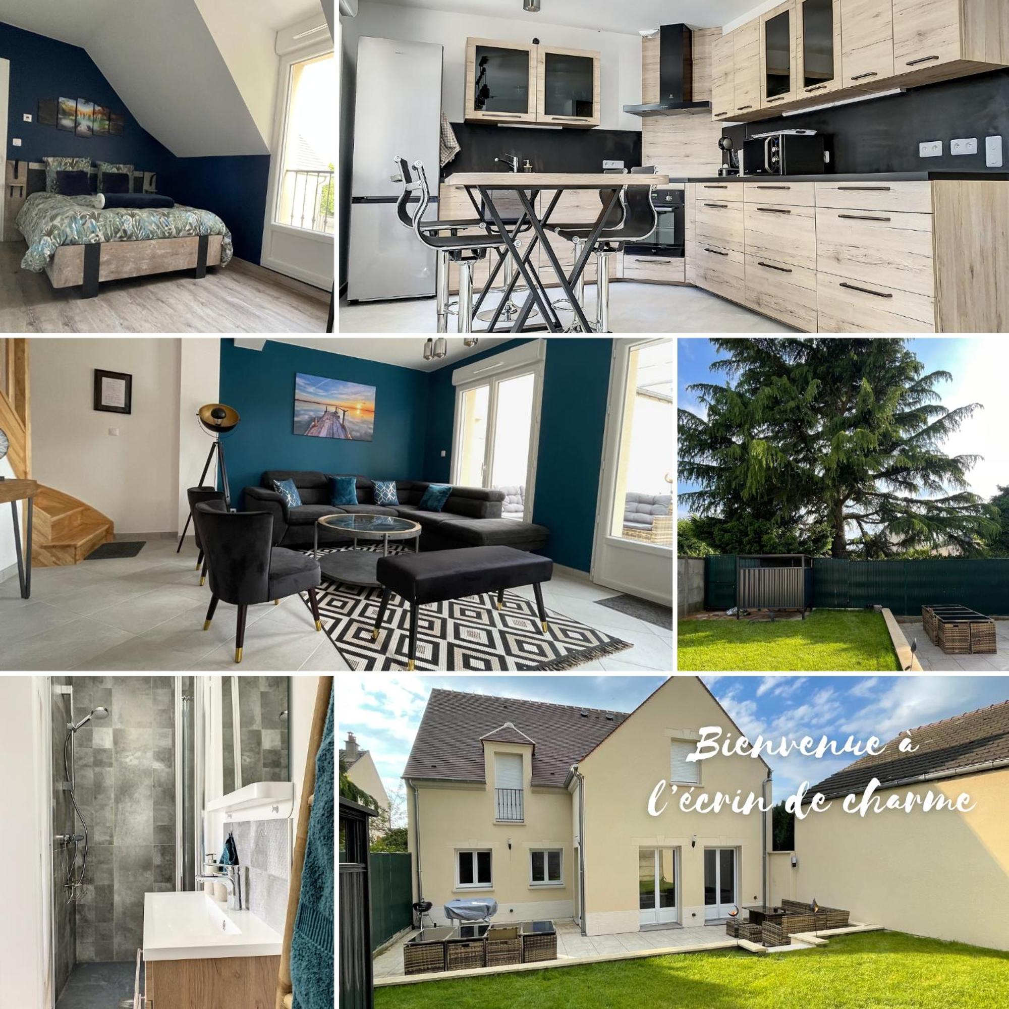 Magnifique 12 Pers - 6 Avec Salle De Bain Privative Au Calme - 30 Min Asterix - Ecrin De Charme Apartment Compiègne